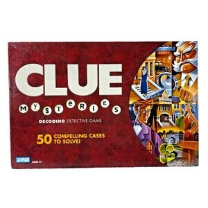 Clue Mysteries Decoding Detective Vintage 2005 Board Game 99% Complete